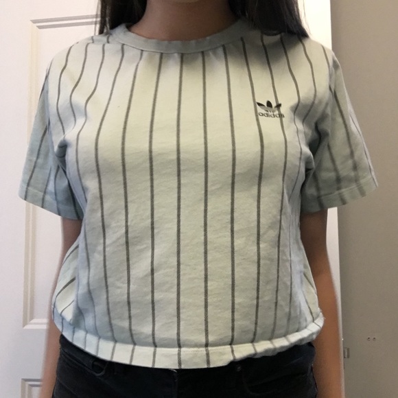 Mint green adidas croptop - Picture 3 of 4
